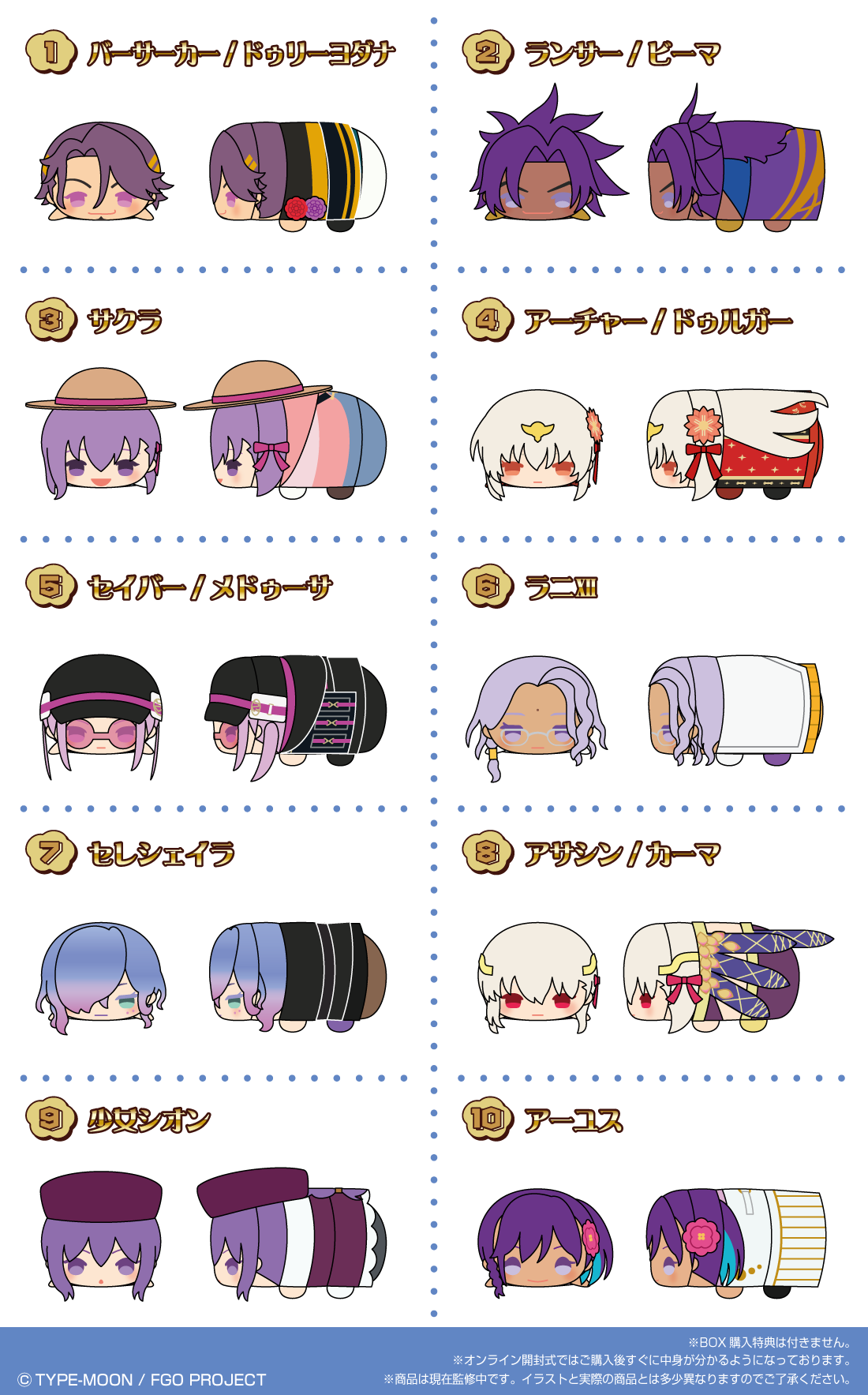 もちもちマスコット Fate/Grand Order vol.15の紹介画像