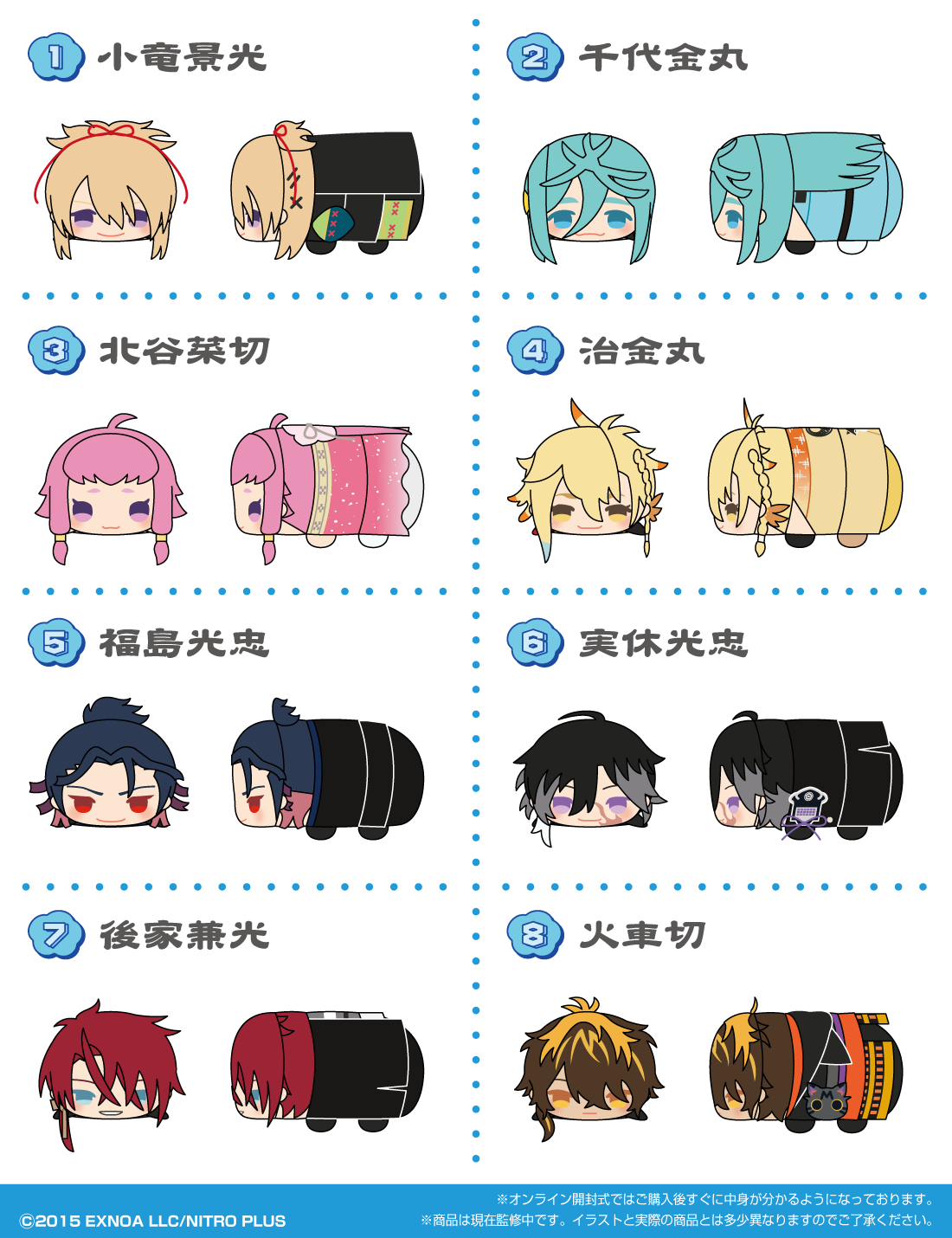 もちもちマスコット 刀剣乱舞ONLINE vol.10の紹介画像