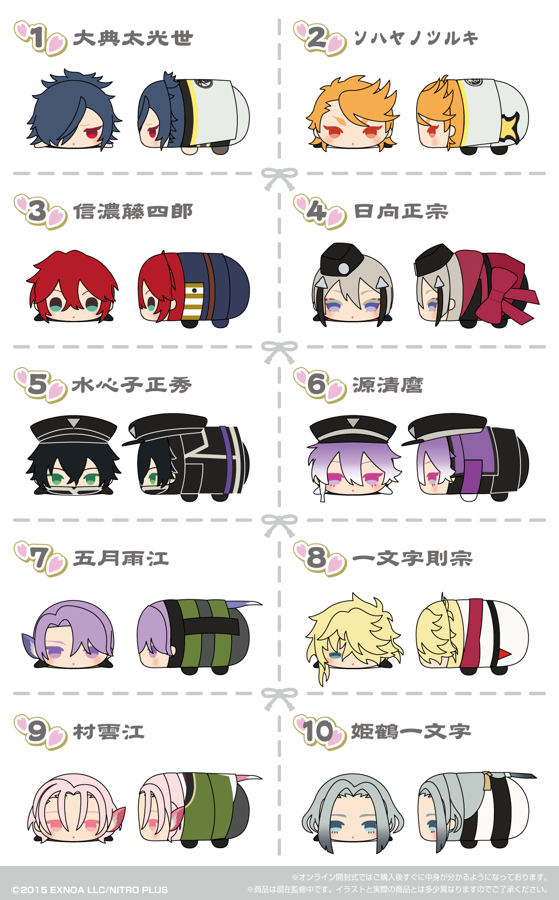 もちもちマスコットミニ 刀剣乱舞ONLINE vol.7 | もちもちマスコット
