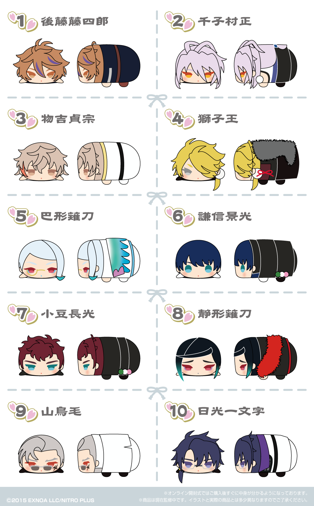 もちもちマスコットミニ 刀剣乱舞ONLINE vol.8の紹介画像